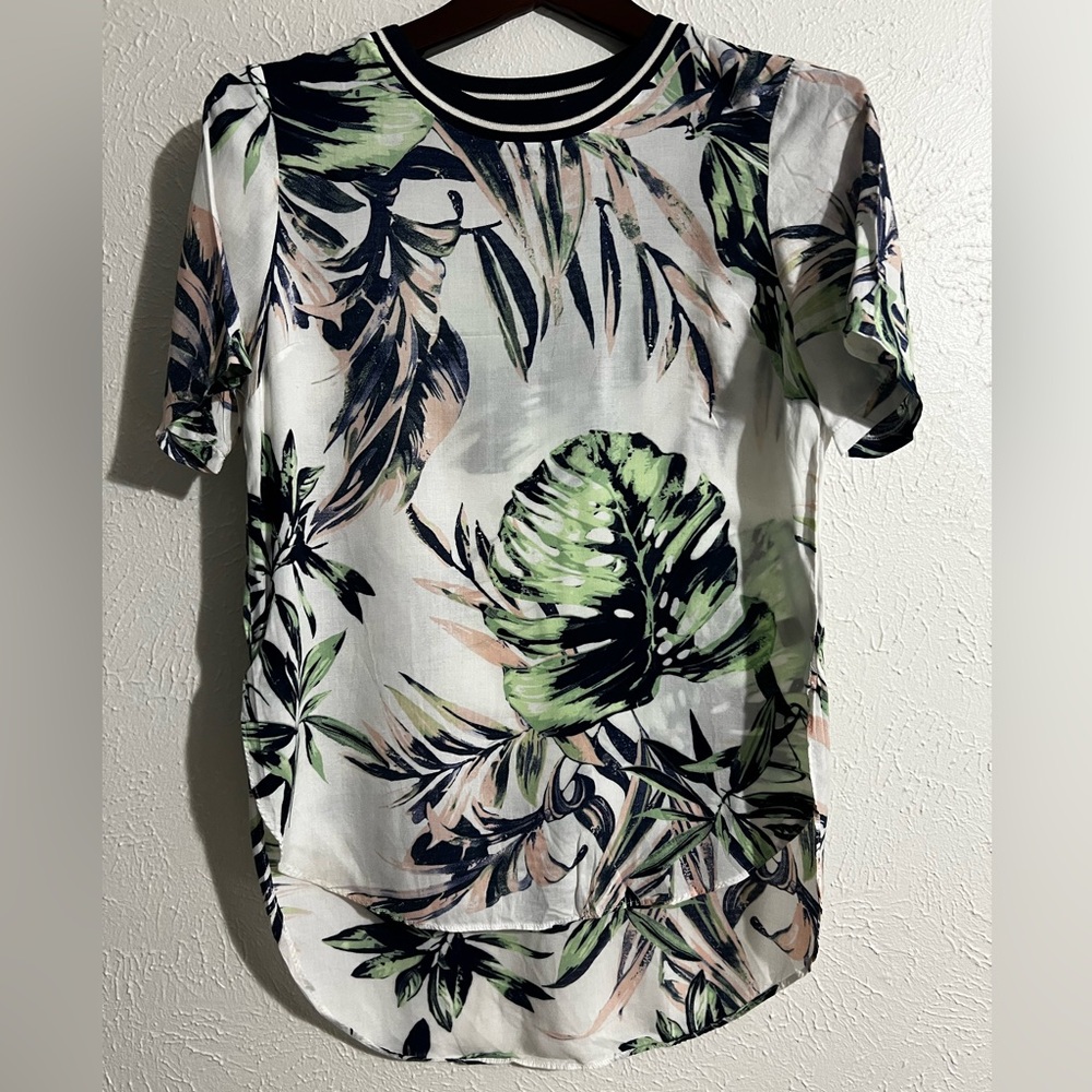TOPSHOP Tropical Boyfriend Tee